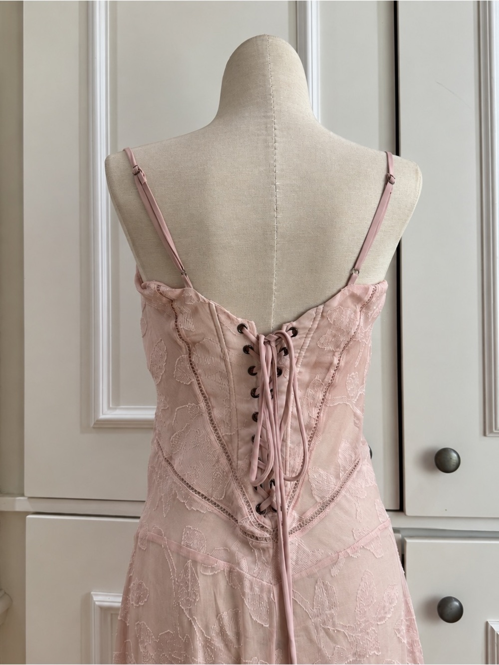 House of CB Seren Pink Maxi Dress - Medium - Picture 7 of 8